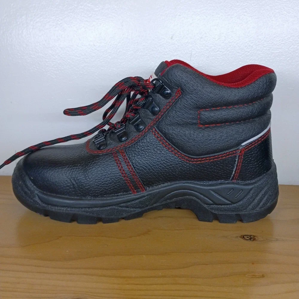 CJ WORK Women's Black Industrial Work Steel Toe FR Shoes Boots Eu Size 36 US 5.5
